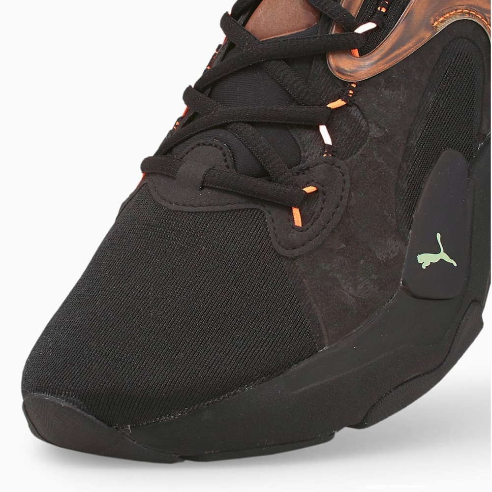 Puma Xetic Halflife Lenticular Training Shoes Black-Neon Citrus - Picture 4 of 14